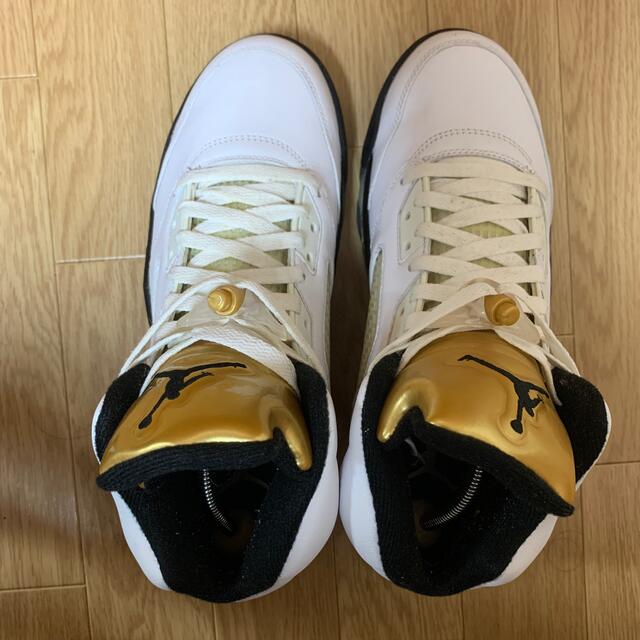 NIKE(ナイキ)のNIKE AIR JORDAN 5 RETRO OLYMPIC メンズの靴/シューズ(スニーカー)の商品写真