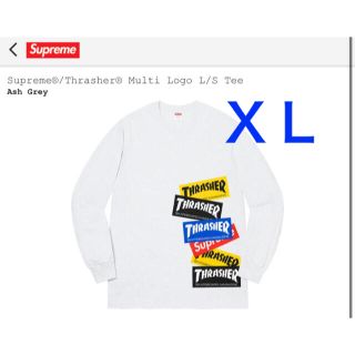 シュプリーム(Supreme)のXL Supreme Thrasher Multi Logo LS Tee (Tシャツ/カットソー(七分/長袖))