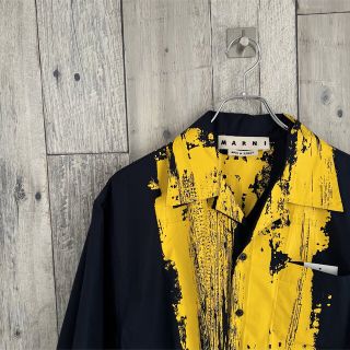 Marni - 新品 MARNI 21ss ペイントシャツ 正規 48 シャツ Tシャツ 限定