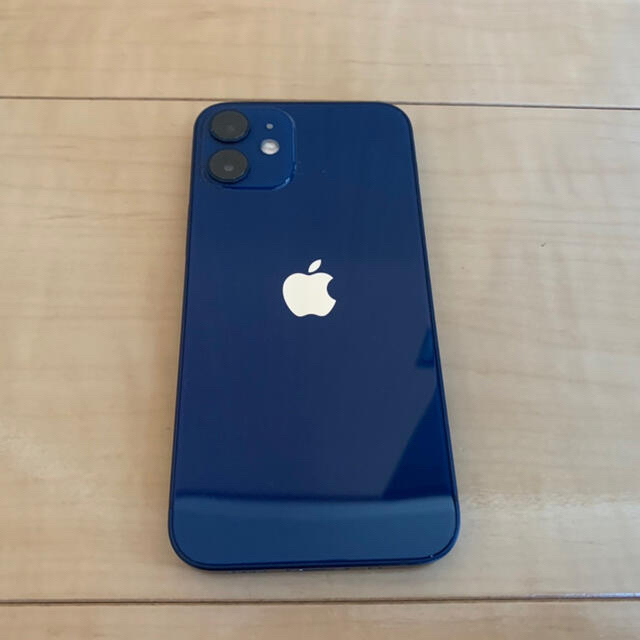 【美品】iPhone 12 mini ブルー 128GB SIMフリー