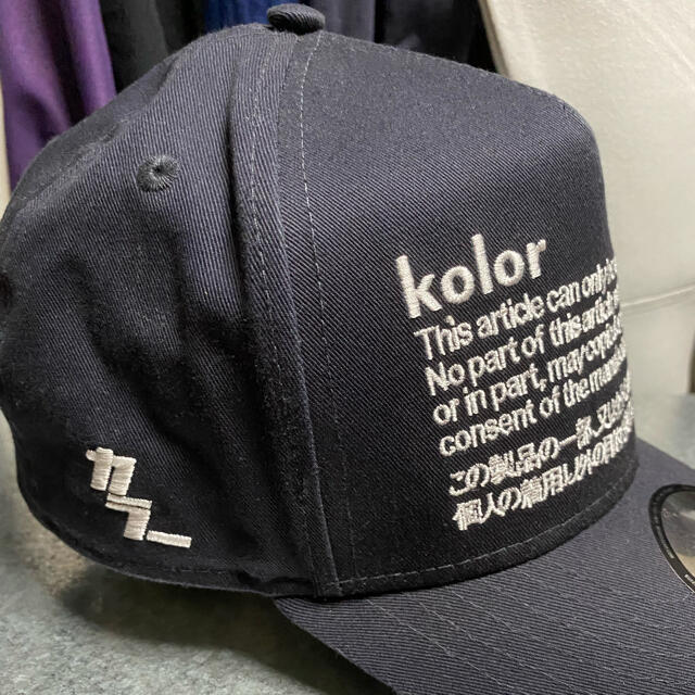 kolor(カラー)のkolor newera メンズの帽子(キャップ)の商品写真