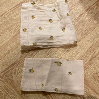 ベビーギャップ(babyGAP)のレモン柄🍋おくるみ(おくるみ/ブランケット)