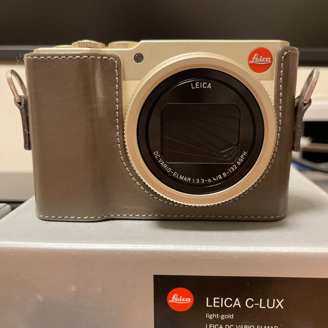 宅配 LEICA - Leica C−LUX ライトゴールド『純正プロテクター付き