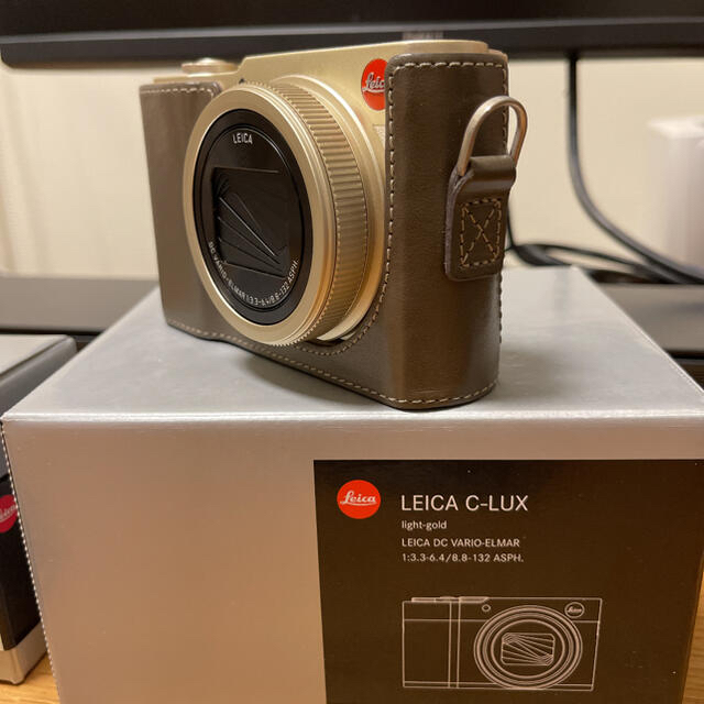 Leica C−LUX ライトゴールド『純正プロテクター付き』