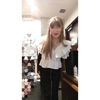 ザラ(ZARA)のZARA　ノースリーブフリルブラウス(シャツ/ブラウス(半袖/袖なし))