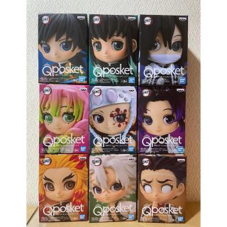 バンプレスト(BANPRESTO)の鬼滅の刃　フィギュア　Qposket petit  9体セット(フィギュア)