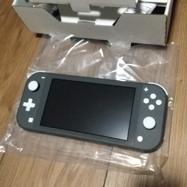 完美品 Nintendo Switch Lite グレー本体 新品保護フィルム付 1