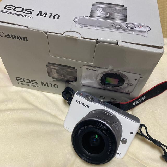 Canon(キヤノン)の美品🌟canon EOS M10 ミラーレス一眼カメラ スマホ/家電/カメラのカメラ(ミラーレス一眼)の商品写真