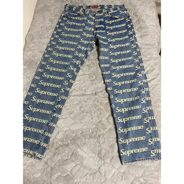 デニム/ジーンズSupreme Frayed Logos Regular Jean 36