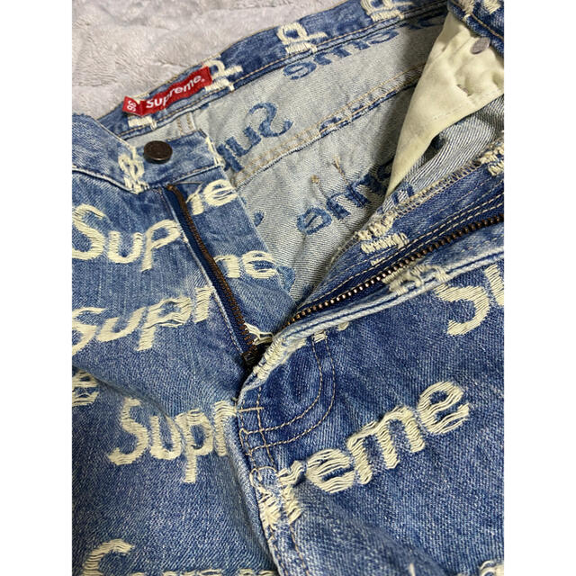 メンズ✩ Supreme - Supreme Frayed Logos Regular Jean 36の通販 by アヤト's shop｜シュプリームならラクマ ⑭パンツ