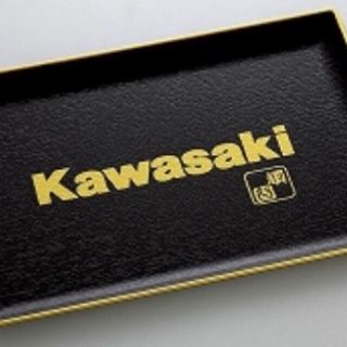 カワサキ(カワサキ)の⭐︎ カワサキ　 Kawasaki 純正　漆塗りトレイとNINJAキーホルダー(その他)