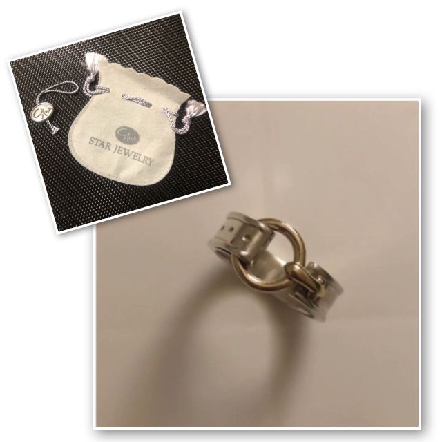 STAR JEWELRY - ☆値下げしました☆ベルトモチーフ14K&シルバー STAR JEWELRY - ☆値下げしました☆ベルトモチーフ14K&シルバー