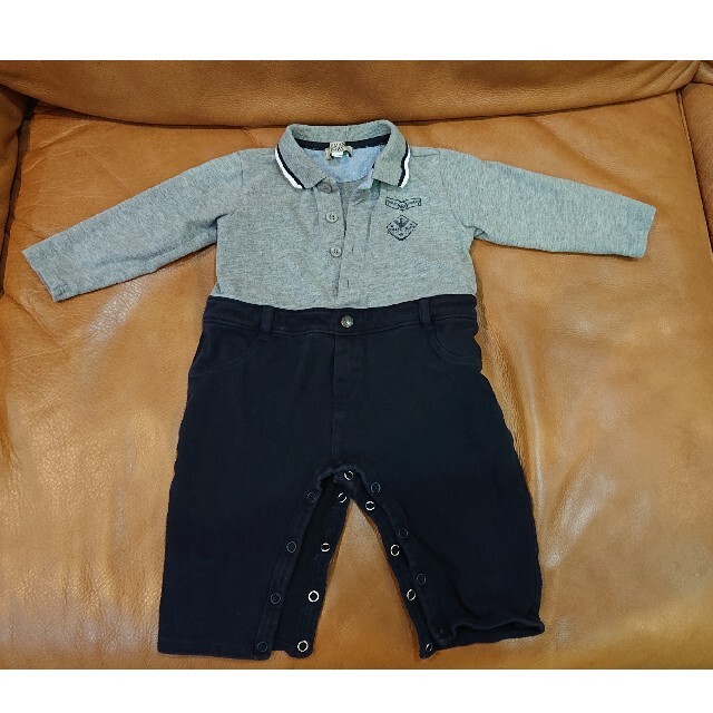 ARMANI JUNIOR(アルマーニ ジュニア)のアルマーニベビー 68センチ 9M ロンパース キッズ/ベビー/マタニティのベビー服(~85cm)(ロンパース)の商品写真