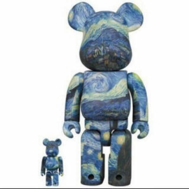 Gogh The Starry Night BE@RBRICK 100%400％