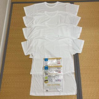 シマムラ(しまむら)の【新品】GUNZE 半袖丸首　2枚組　2セット　税込1958円(Tシャツ/カットソー(半袖/袖なし))