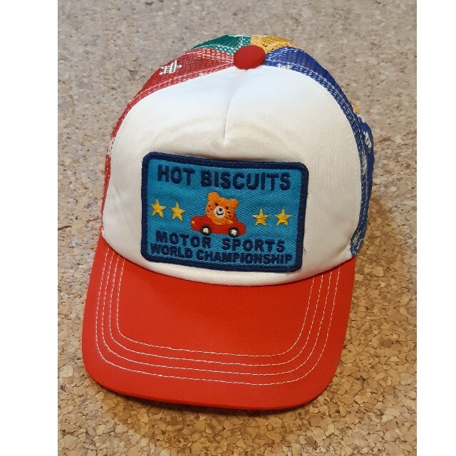 HOT BISCUITS(ホットビスケッツ)のホットビスケッツ　キャップ キッズ/ベビー/マタニティのこども用ファッション小物(帽子)の商品写真