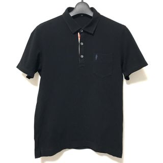 マッキントッシュ(MACKINTOSH)の定1.5万　マッキントッシュ　前立てチェック切替コットン鹿の子半袖ポロシャツM(ポロシャツ)