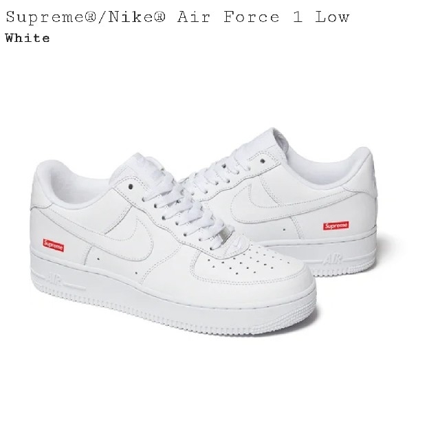 27 Supreme Nike Air Force 1 Low White