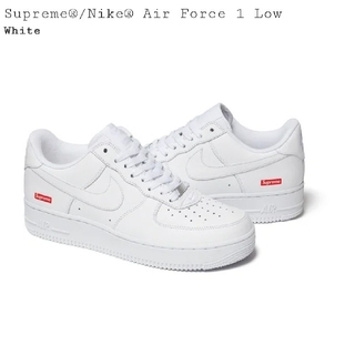 シュプリーム(Supreme)の27 Supreme Nike Air Force 1 Low White(スニーカー)