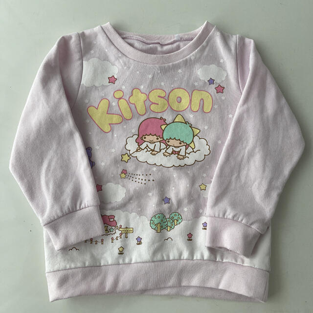 Kitson キキララ  リトルツインスターズ　トレーナー　長袖　110cm キッズ/ベビー/マタニティのキッズ服女の子用(90cm~)(Tシャツ/カットソー)の商品写真