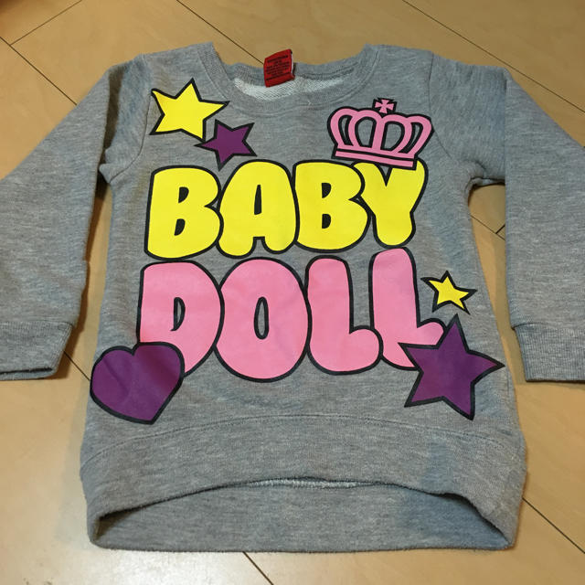 BABYDOLL(ベビードール)のbaby doll スウェット☆100㎝ キッズ/ベビー/マタニティのキッズ服女の子用(90cm~)(その他)の商品写真