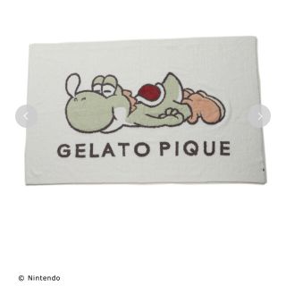 ジェラートピケ(gelato pique)のジェラートピケ　マリオコラボ　ヨッシーブランケット(ルームウェア)