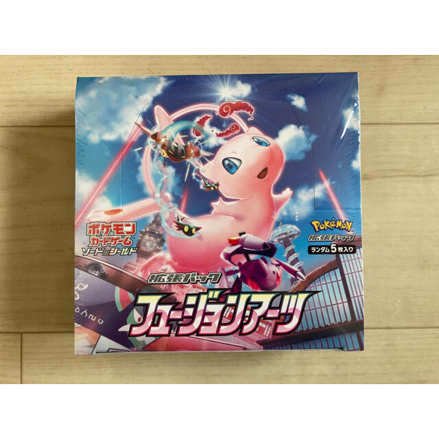 フュージョンアーツ BOX ポケモンカードの通販 by モックス フュージョンアーツ BOX ポケモンカードの通販 by モックス