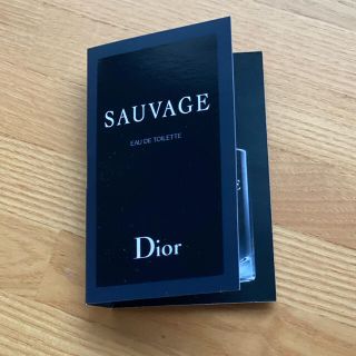 ディオール(Dior)のDior／ソヴァージュ オードゥ トワレ 試供品(香水(男性用))