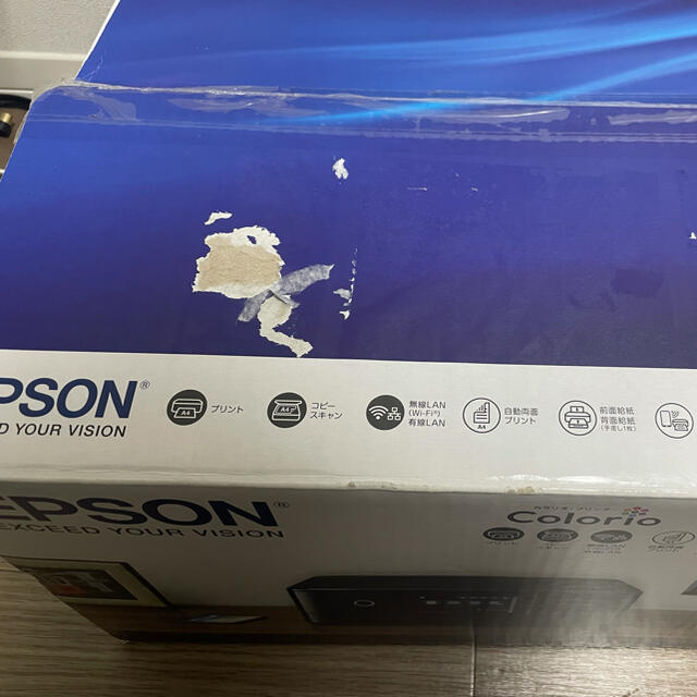 EPSON(エプソン)のエプソン プリンター EP-882AB  2020年製 スマホ/家電/カメラのPC/タブレット(PC周辺機器)の商品写真