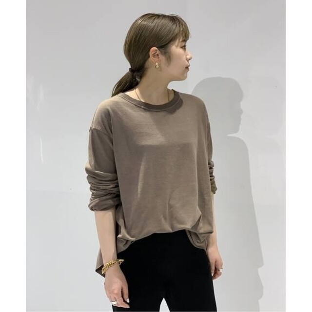 L'Appartement DEUXIEME CLASSE(アパルトモンドゥーズィエムクラス)の【新品】AP STUDIO◆SCENTOF C/N sweat Tシャツ◆ レディースのトップス(カットソー(長袖/七分))の商品写真