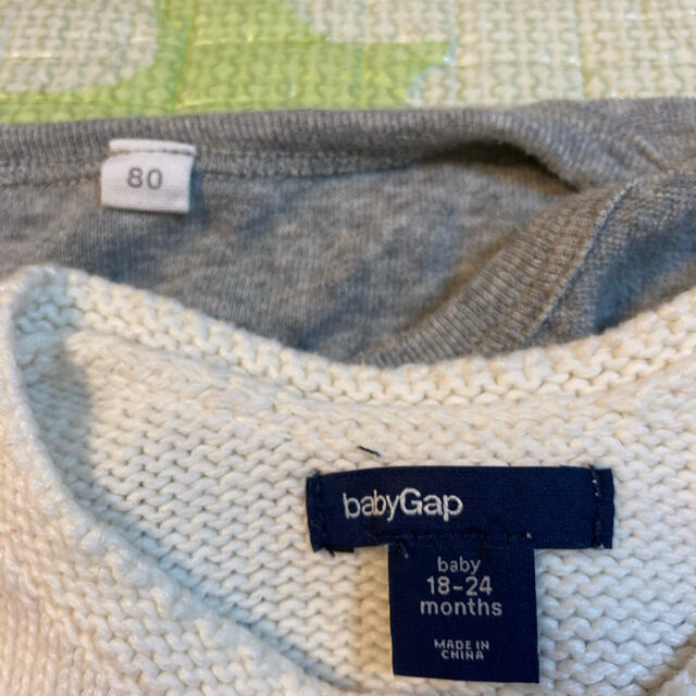 babyGAP(ベビーギャップ)のbaby gap等カーディガン2枚　等7着まとめて キッズ/ベビー/マタニティのベビー服(~85cm)(カーディガン/ボレロ)の商品写真
