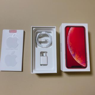 アイフォーン(iPhone)のiPhone XR 箱 付属品付き(その他)