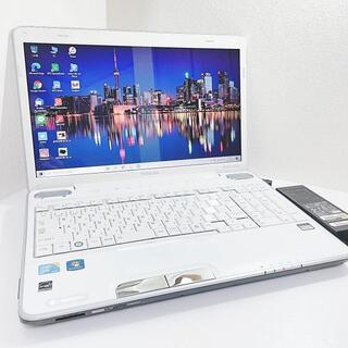 東芝 - 【美品】東芝ノートパソコン dynabook白★すぐに使える 大容量500GBの通販｜ラクマ