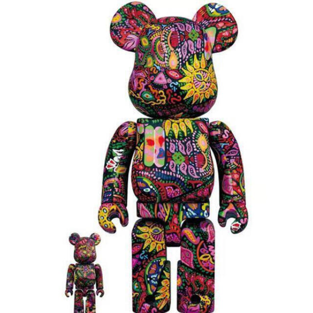 BE@RBRICK Psychedelic Paisley 100％  400%