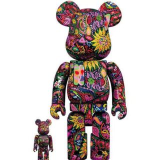 メディコムトイ(MEDICOM TOY)のBE@RBRICK Psychedelic Paisley 100％  400%(フィギュア)