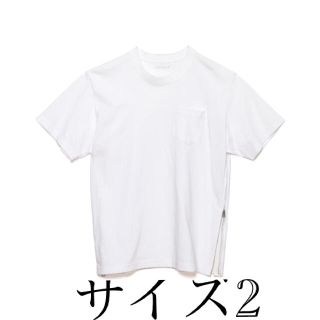 サカイ(sacai)のSide Zip Cotton T-Shirt(Tシャツ/カットソー(半袖/袖なし))