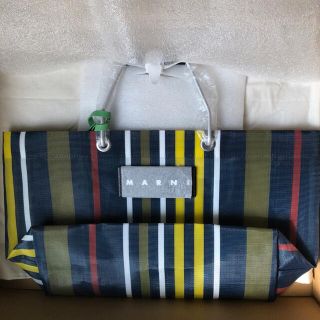 マルニ(Marni)のMARNI マルニ ストライプバッグミニ(トートバッグ)