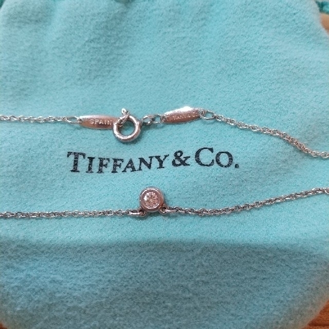 Tiffany & Co.(ティファニー)の TiffaIny&Co バイ ザ ヤード シングルダイヤモンドペンダント レディースのアクセサリー(ネックレス)の商品写真