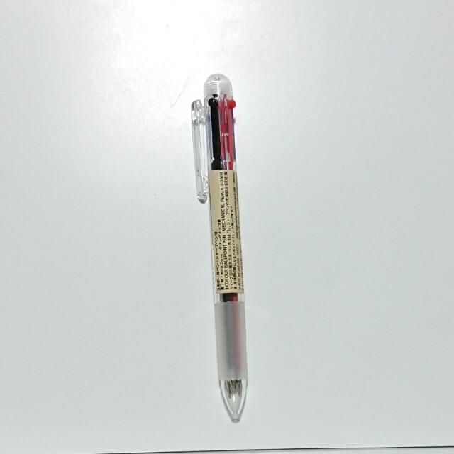 MUJI (無印良品)(ムジルシリョウヒン)の無印良品 3色ボールペン・シャープペン (黒 青 赤)0.5 インテリア/住まい/日用品の文房具(ペン/マーカー)の商品写真