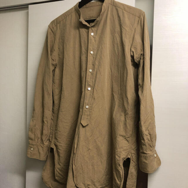 COMOLI(コモリ)のsus-sous シュス officer shirt 定価47,300円 美品 メンズのトップス(シャツ)の商品写真