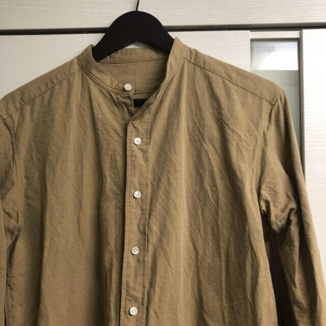 COMOLI(コモリ)のsus-sous シュス officer shirt 定価47,300円 美品 メンズのトップス(シャツ)の商品写真