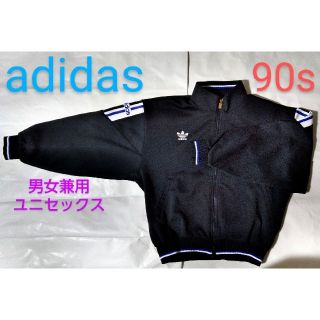 アディダス(adidas)の90s■アディダス■デサント期■トラックジャケット■黒■メンズ■レディース(ジャージ)