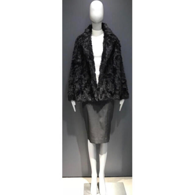 Theory 18aw フェイクファーコート アイボリー | fermedesnoyers.be