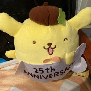 ポムポムプリン(ポムポムプリン)のポムポムプリン ぬいぐるみ 25th Anniversary サンリオ(ぬいぐるみ)