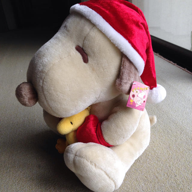 SNOOPY(スヌーピー)のクリスマス  スヌーピぬいぐるみ エンタメ/ホビーのおもちゃ/ぬいぐるみ(ぬいぐるみ)の商品写真