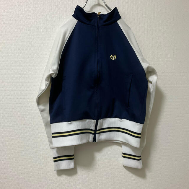 Sergio Tacchini(セルジオタッキーニ)のSERGIO TACCHINI セルジオタッキーニ　L ジャージ　インスタ　紺 レディースのレディース その他(その他)の商品写真