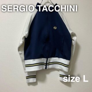 セルジオタッキーニ(Sergio Tacchini)のSERGIO TACCHINI セルジオタッキーニ　L ジャージ　インスタ　紺(その他)