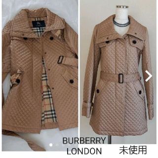 バーバリー(BURBERRY)の未使用☆BURBERRYバーバリーロンドン ☆キルティングコート☆裏ノバチェック(その他)