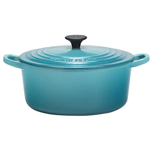 ル・クルーゼ(Le Creuset) ホーロー 鍋 カリビアンブルー