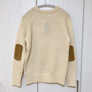 ビームスボーイ(BEAMS BOY)の【新品タグ付き】BEAMS BOYエルボーパッチニット(ニット/セーター)